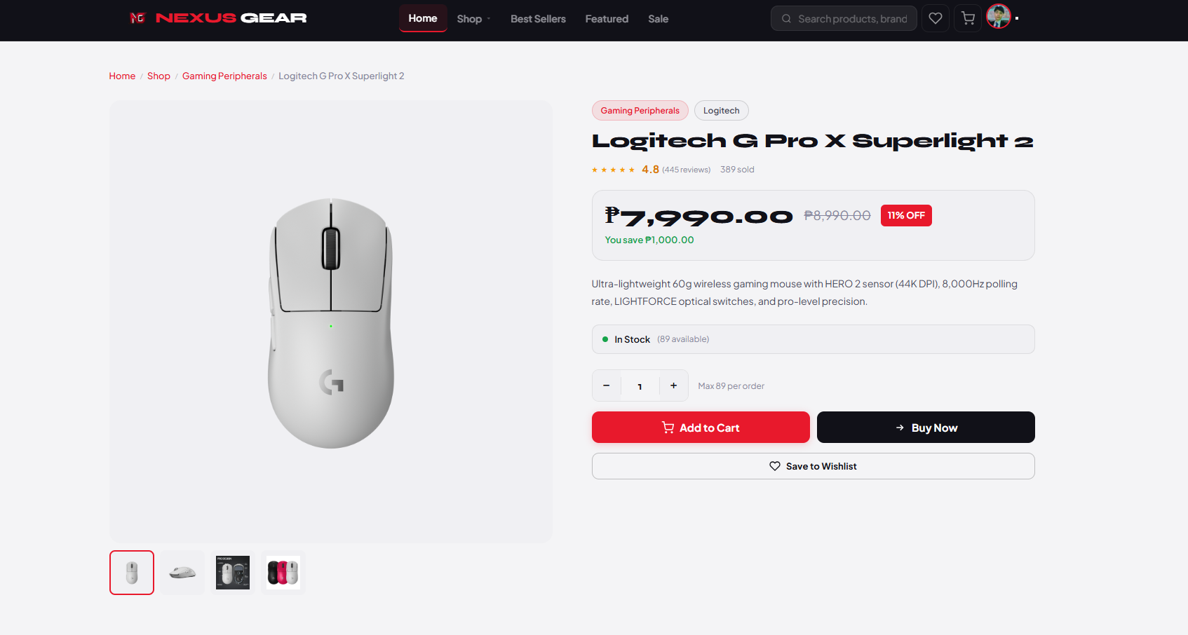 Gadgets Admin